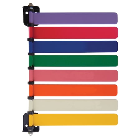 Room ID Flag System, Std 8 Color Set (Quickly & Clearly Alert Staff To